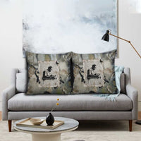 Ngugi wa Thiong O Pillow Cover Graffiti Resist Statement Ink Pen Revolution Fist Literary Activism - Wonder Print Shop
