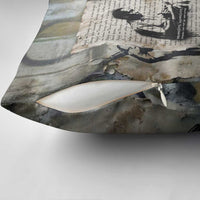 Ngugi wa Thiong O Pillow Cover Graffiti Resist Statement Ink Pen Revolution Fist Literary Activism - Wonder Print Shop