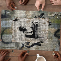Ngugi wa Thiong O Puzzle Graffiti Resist Statement Ink Pen Revolution Fist Literary Activism - Wonder Print Shop