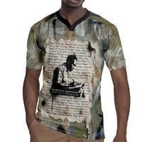 Ngugi wa Thiong O Rugby Jersey Graffiti Resist Statement Ink Pen Revolution Fist Literary Activism - Wonder Print Shop