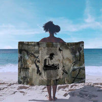 Ngugi wa Thiong O Sarong Graffiti Resist Statement Ink Pen Revolution Fist Literary Activism - Wonder Print Shop