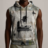 Ngugi wa Thiong O Sleeveless Hoodie Graffiti Resist Statement Ink Pen Revolution Fist Literary Activism - Wonder Print Shop