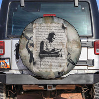 Ngugi wa Thiong O Spare Tire Cover Graffiti Resist Statement Ink Pen Revolution Fist Literary Activism - Wonder Print Shop