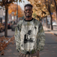 Ngugi wa Thiong O Sweatshirt Graffiti Resist Statement Ink Pen Revolution Fist Literary Activism - Wonder Print Shop