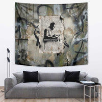 Ngugi wa Thiong O Tapestry Graffiti Resist Statement Ink Pen Revolution Fist Literary Activism - Wonder Print Shop