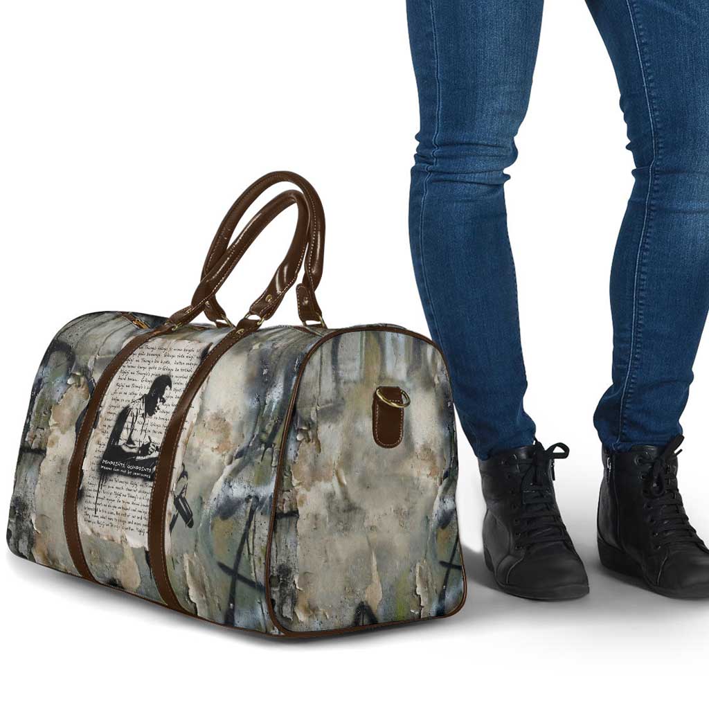 Ngugi wa Thiong O Travel Bag Graffiti Resist Statement Ink Pen Revolution Fist Literary Activism - Wonder Print Shop