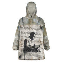 Ngugi wa Thiong O Wearable Blanket Hoodie Graffiti Resist Statement Ink Pen Revolution Fist Literary Activism - Wonder Print Shop