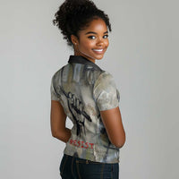 Ngugi wa Thiong O Women Polo Shirt Graffiti Resist Statement Ink Pen Revolution Fist Literary Activism - Wonder Print Shop