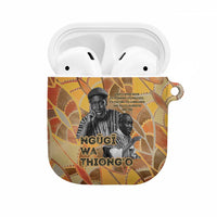 Ngugi wa Thiong O AirPods Case African Literary Icon Portrait Cultural Revival - Wonder Print Shop