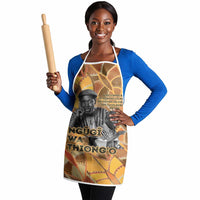 Ngugi wa Thiong O Apron African Literary Icon Portrait Cultural Revival - Wonder Print Shop
