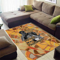 Ngugi wa Thiong O Area Rug African Literary Icon Portrait Cultural Revival - Wonder Print Shop