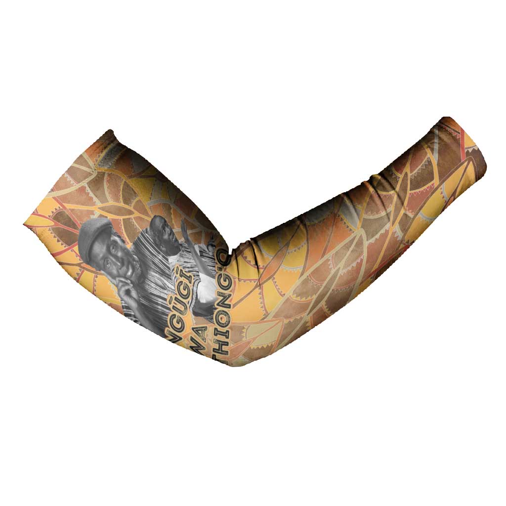 Ngugi wa Thiong O Arm Sleeves African Literary Icon Portrait Cultural Revival - Wonder Print Shop