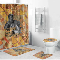 Ngugi wa Thiong O Bathroom Set African Literary Icon Portrait Cultural Revival - Wonder Print Shop