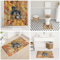 Ngugi wa Thiong O Bathroom Set African Literary Icon Portrait Cultural Revival - Wonder Print Shop