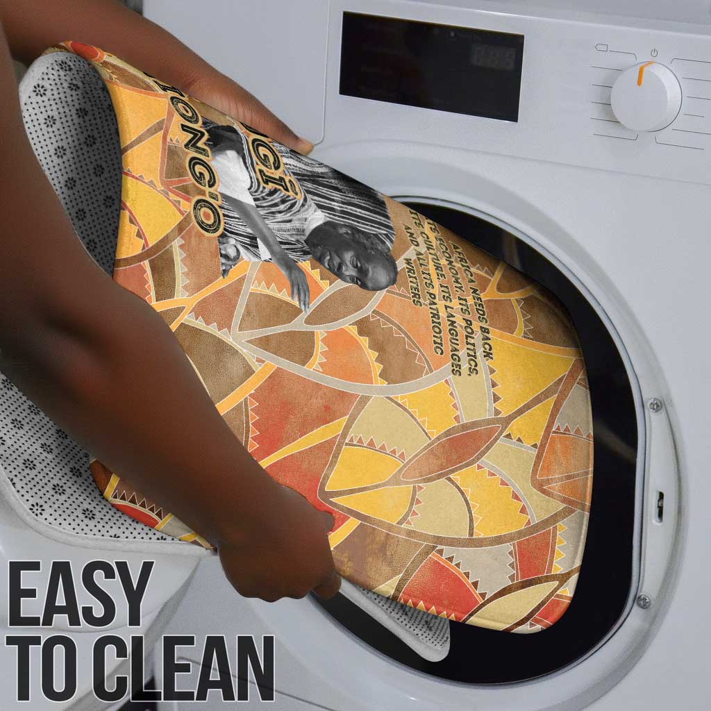 Ngugi wa Thiong O Bathroom Set African Literary Icon Portrait Cultural Revival - Wonder Print Shop