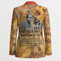 Ngugi wa Thiong O Blazer African Literary Icon Portrait Cultural Revival - Wonder Print Shop