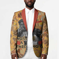Ngugi wa Thiong O Blazer African Literary Icon Portrait Cultural Revival - Wonder Print Shop