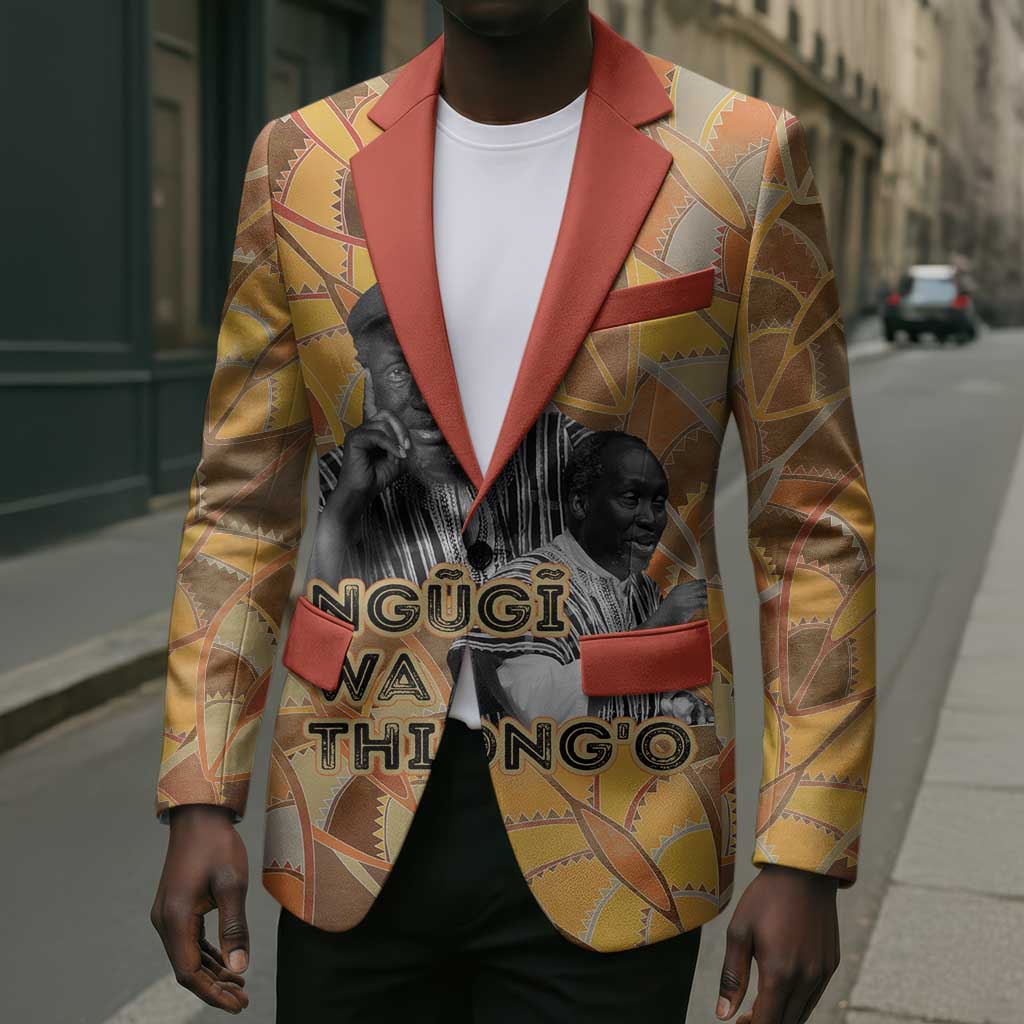 Ngugi wa Thiong O Blazer African Literary Icon Portrait Cultural Revival - Wonder Print Shop