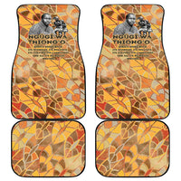 Ngugi wa Thiong O Car Mats African Literary Icon Portrait Cultural Revival - Wonder Print Shop