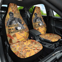 Ngugi wa Thiong O Car Seat Cover African Literary Icon Portrait Cultural Revival - Wonder Print Shop