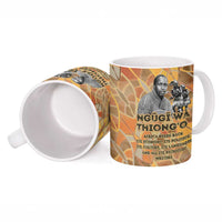 Ngugi wa Thiong O Ceramic Mug African Literary Icon Portrait Cultural Revival - Wonder Print Shop