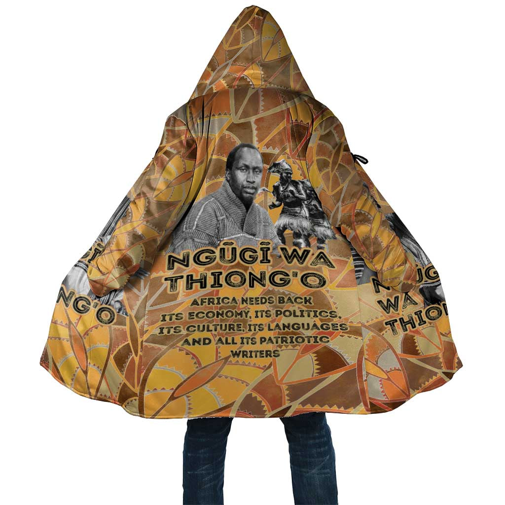 Ngugi wa Thiong O Cloak African Literary Icon Portrait Cultural Revival - Wonder Print Shop