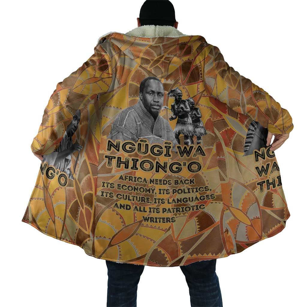 Ngugi wa Thiong O Cloak African Literary Icon Portrait Cultural Revival - Wonder Print Shop
