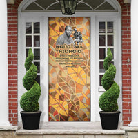 Ngugi wa Thiong O Door Cover African Literary Icon Portrait Cultural Revival - Wonder Print Shop