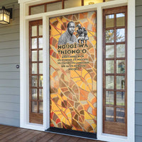 Ngugi wa Thiong O Door Cover African Literary Icon Portrait Cultural Revival - Wonder Print Shop