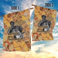 Ngugi wa Thiong O Garden Flag African Literary Icon Portrait Cultural Revival - Wonder Print Shop