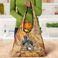 Ngugi wa Thiong O Grocery Bag African Literary Icon Portrait Cultural Revival - Wonder Print Shop