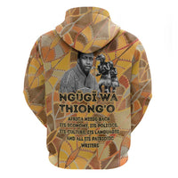 Ngugi wa Thiong O Hoodie African Literary Icon Portrait Cultural Revival - Wonder Print Shop