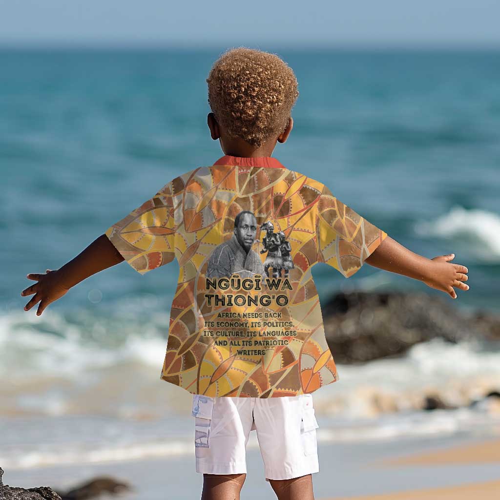 Ngugi wa Thiong O Kid Hawaiian Shirt African Literary Icon Portrait Cultural Revival - Wonder Print Shop