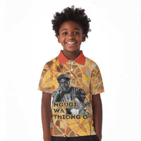 Ngugi wa Thiong O Kid Polo Shirt African Literary Icon Portrait Cultural Revival - Wonder Print Shop