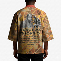 Ngugi wa Thiong O Kimono African Literary Icon Portrait Cultural Revival - Wonder Print Shop