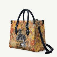 Ngugi wa Thiong O Leather Bag African Literary Icon Portrait Cultural Revival - Wonder Print Shop