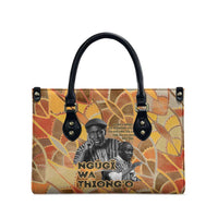 Ngugi wa Thiong O Leather Bag African Literary Icon Portrait Cultural Revival - Wonder Print Shop