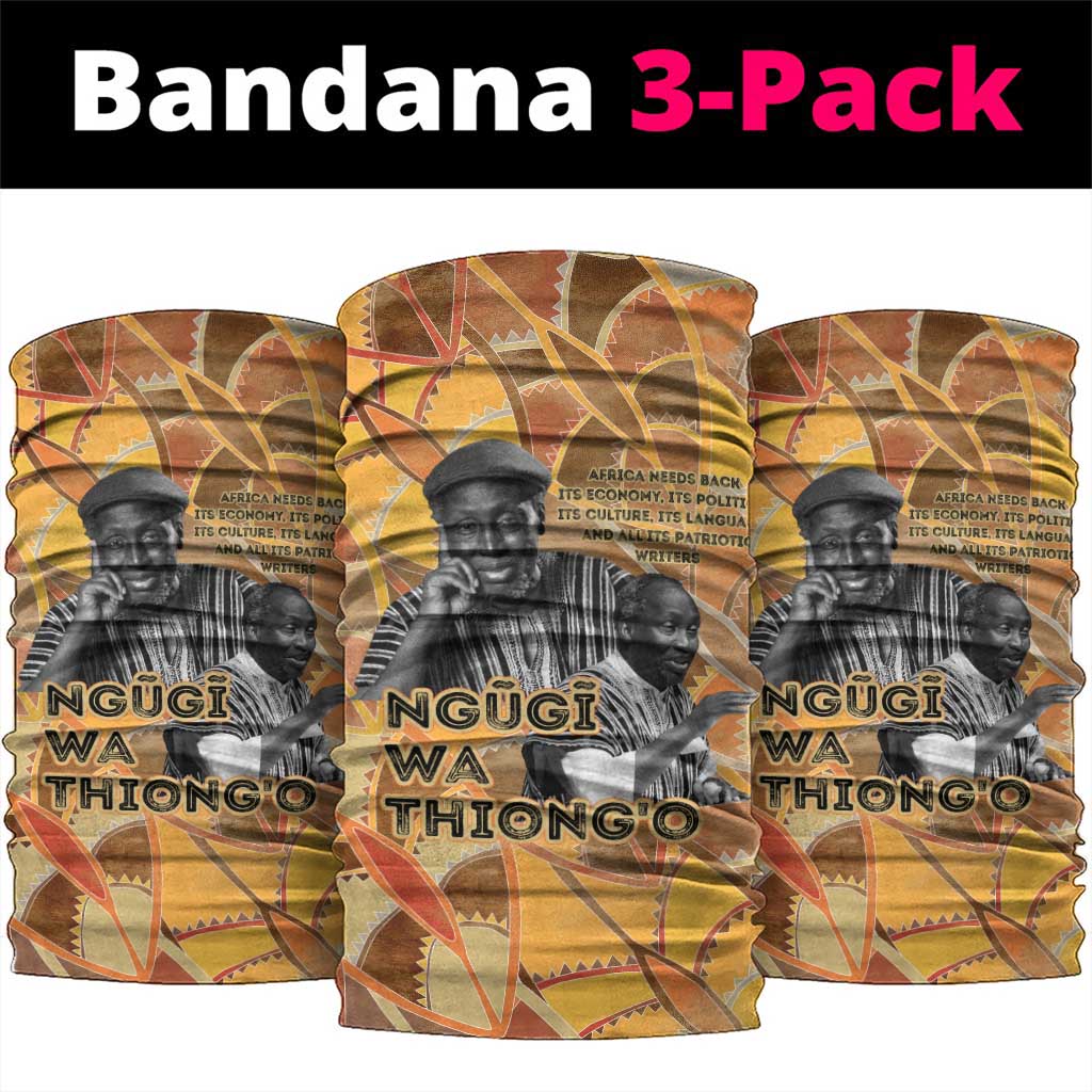 Ngugi wa Thiong O Neck Gaiter African Literary Icon Portrait Cultural Revival - Wonder Print Shop