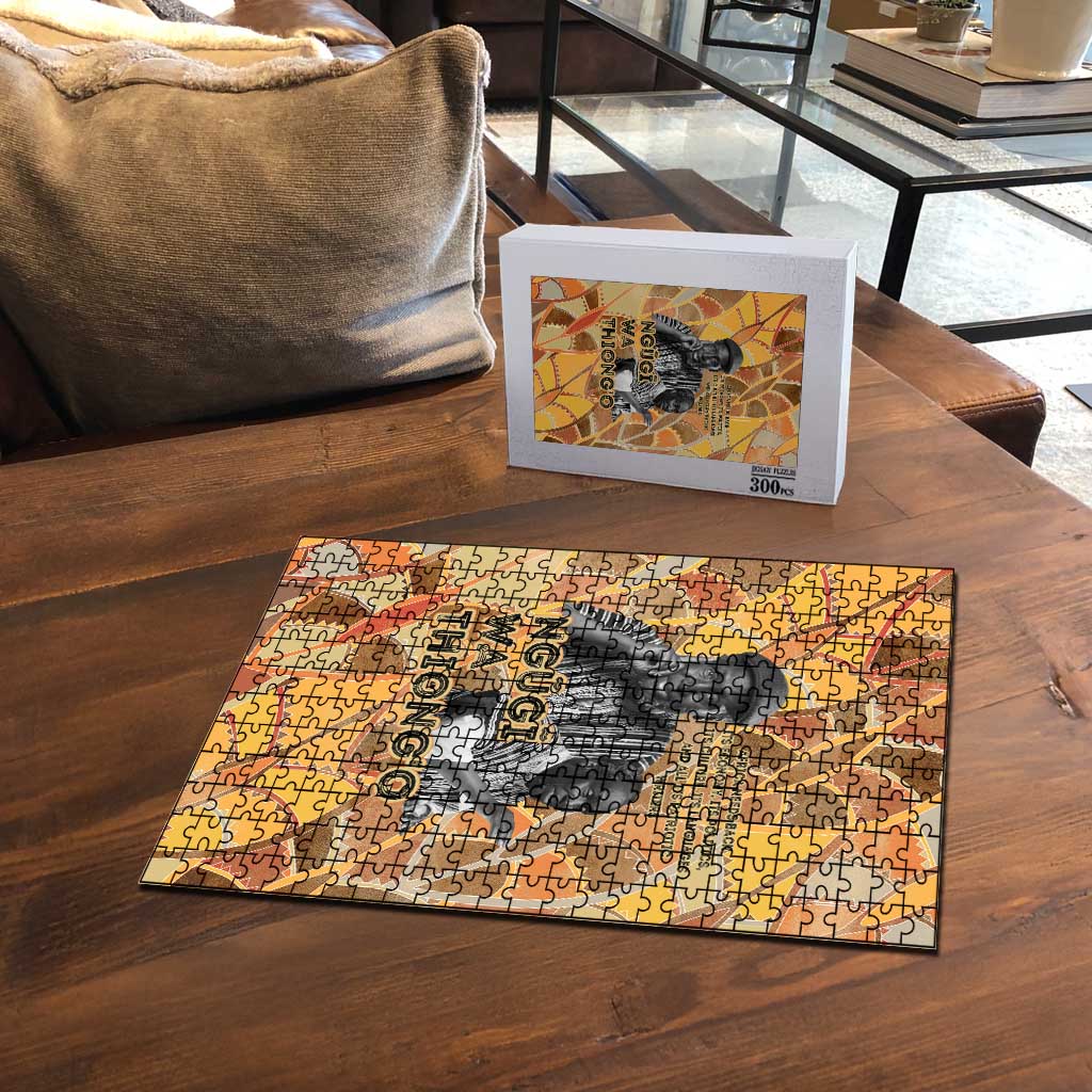 Ngugi wa Thiong O Puzzle African Literary Icon Portrait Cultural Revival - Wonder Print Shop