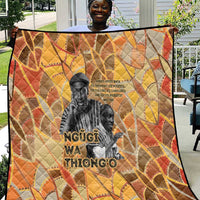 Ngugi wa Thiong O Quilt African Literary Icon Portrait Cultural Revival - Wonder Print Shop