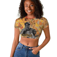 Ngugi wa Thiong O Raglan Cropped T shirt African Literary Icon Portrait Cultural Revival - Wonder Print Shop
