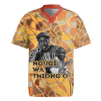 Ngugi wa Thiong O Rugby Jersey African Literary Icon Portrait Cultural Revival - Wonder Print Shop