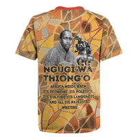 Ngugi wa Thiong O Rugby Jersey African Literary Icon Portrait Cultural Revival - Wonder Print Shop