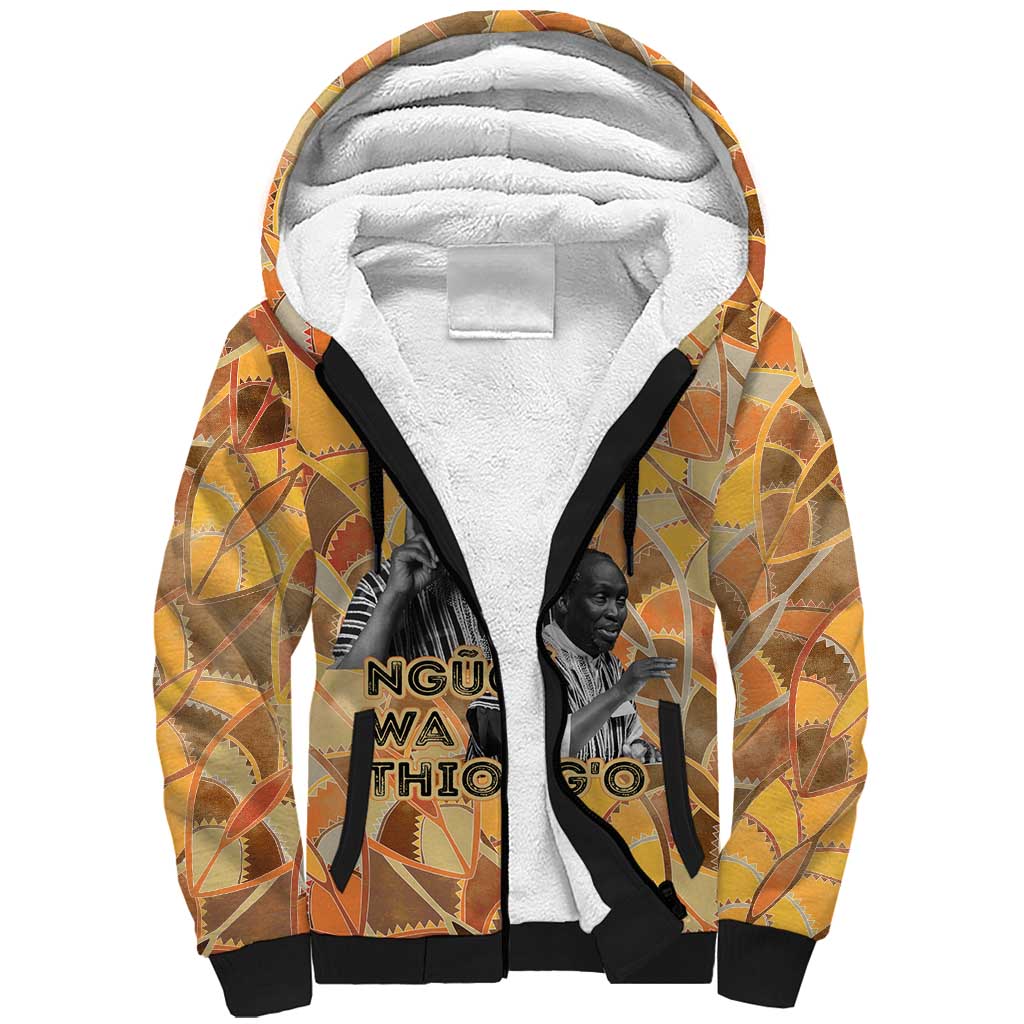 Ngugi wa Thiong O Sherpa Hoodie African Literary Icon Portrait Cultural Revival - Wonder Print Shop