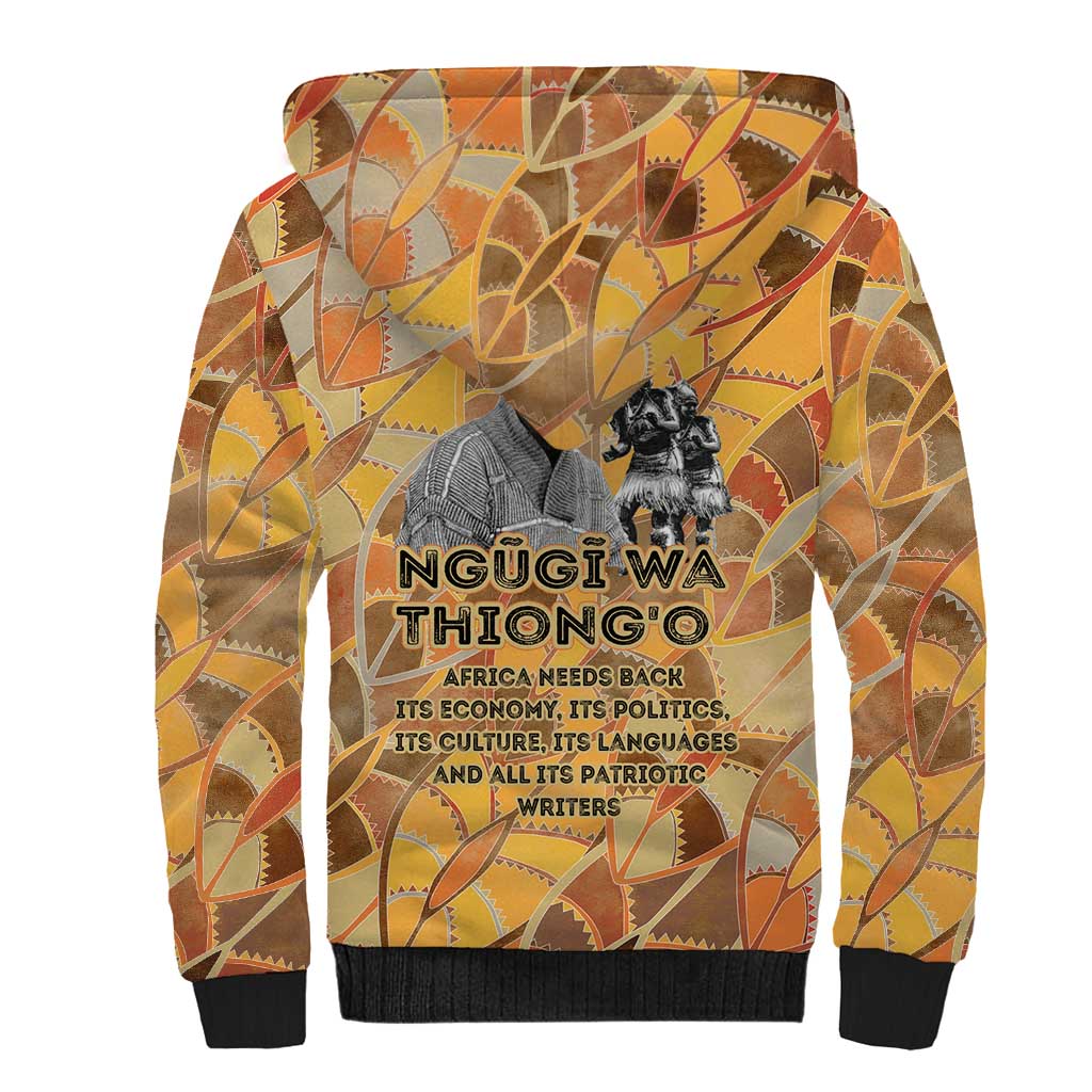 Ngugi wa Thiong O Sherpa Hoodie African Literary Icon Portrait Cultural Revival - Wonder Print Shop