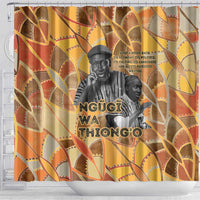 Ngugi wa Thiong O Shower Curtain African Literary Icon Portrait Cultural Revival - Wonder Print Shop