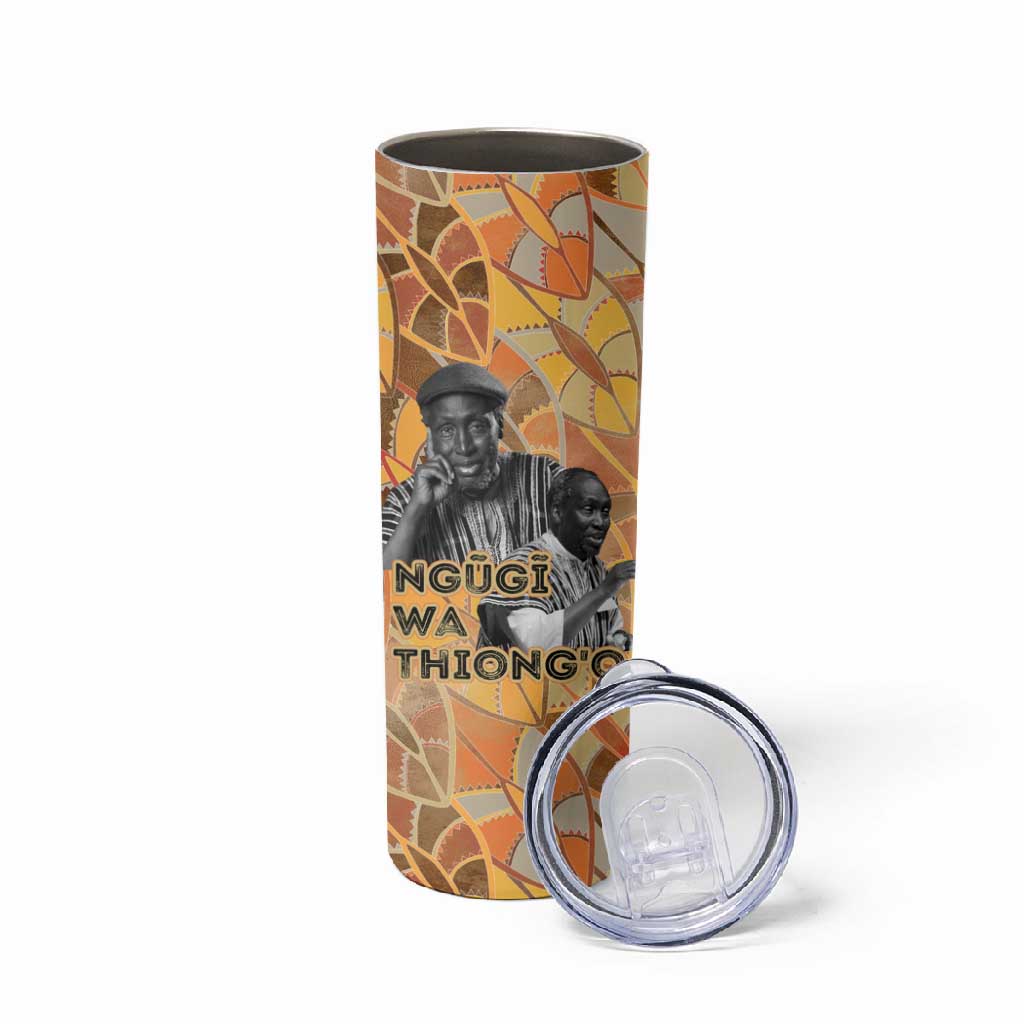 Ngugi wa Thiong O Skinny Tumbler African Literary Icon Portrait Cultural Revival - Wonder Print Shop
