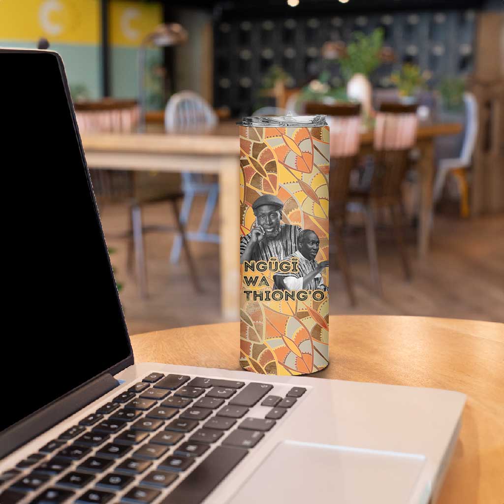 Ngugi wa Thiong O Skinny Tumbler African Literary Icon Portrait Cultural Revival - Wonder Print Shop