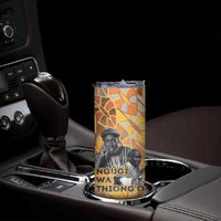Ngugi wa Thiong O Skinny Tumbler African Literary Icon Portrait Cultural Revival - Wonder Print Shop