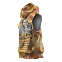 Ngugi wa Thiong O Sleeveless Hoodie African Literary Icon Portrait Cultural Revival - Wonder Print Shop